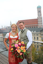 so war es zunächst geplant: Narrhalla Prinzenpaar 2016 waren bis zum Autounfall der Prinzessin Prinz Christian II (Schöttl) und Prinzessin Cornelia II. (Heidler) (©Foto:Martin Schmitz)